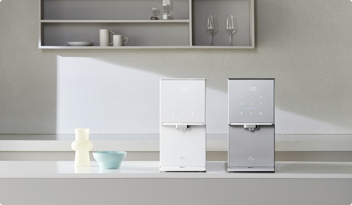 SK매직 25년형 원코크 플러스 얼음물 정수기 (얼음냉온정) / WPU-IAC425S